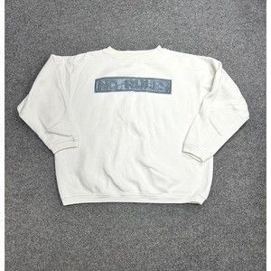 Vintage Women's "No Rules, Been There Done That" Double-sided White Sweatshirt